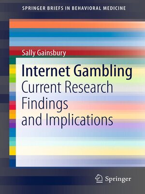 cover image of Internet Gambling